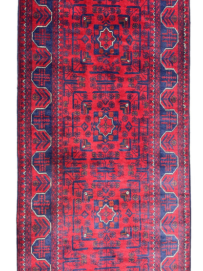 Very fine Ersari Turkaman weave Khiva Hall-Runner, 585x80cm | Rug#26534