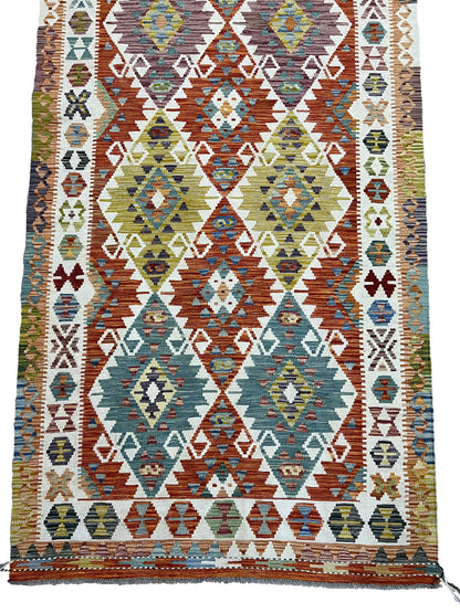 Afghan flatweave Kilim 770x127cm | Rug#26537