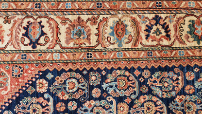 Afghan Turkaman weave, 19th century Qashqai inspired, 272x179cm | Rug# 26715