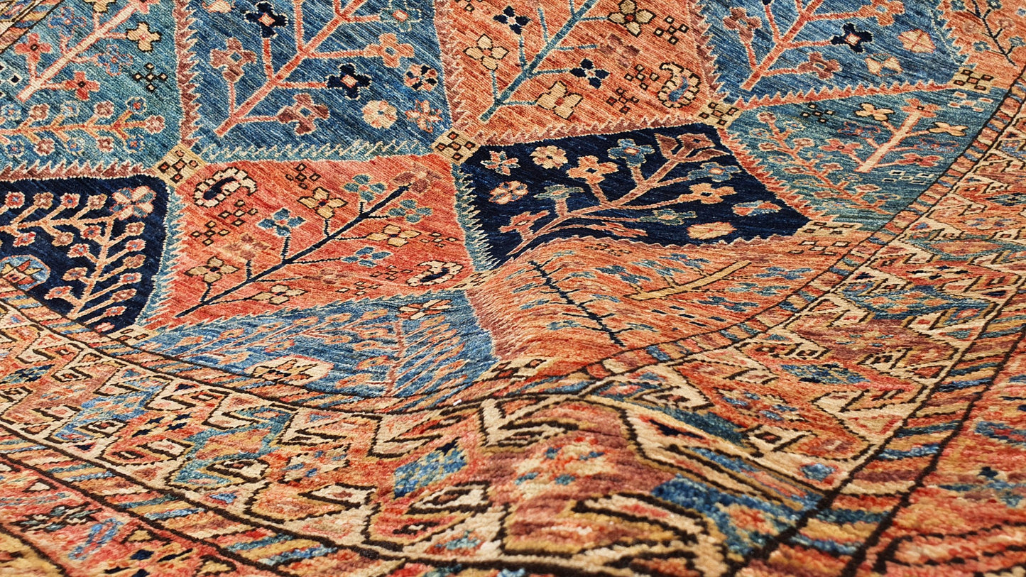 Afghan Turkaman weave, 19th-century Caucasian inspired, 237x151cm | Rug# 26721