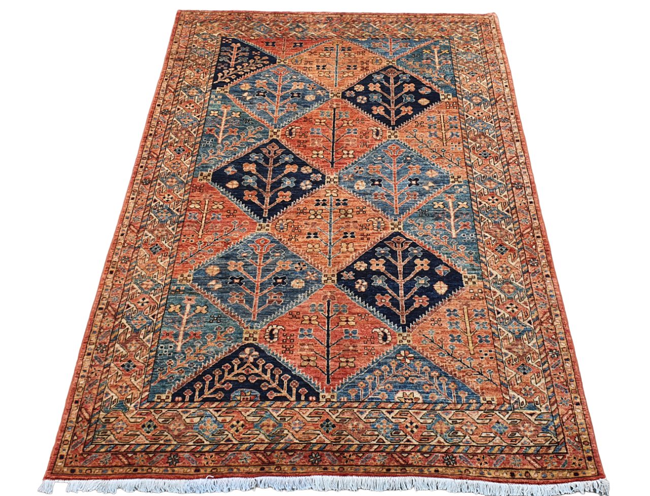 Afghan Turkaman Caucasian-inspired 237x151cm