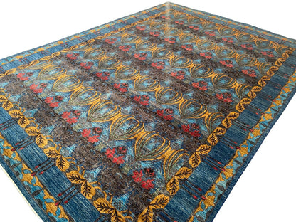 Afghan Turkaman Arts-And-Crafts 413x300cm | Rug# 26883