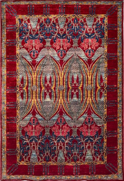 Afghan Arts-And-Crafts Carpet 178x120cm | Rug# 26796