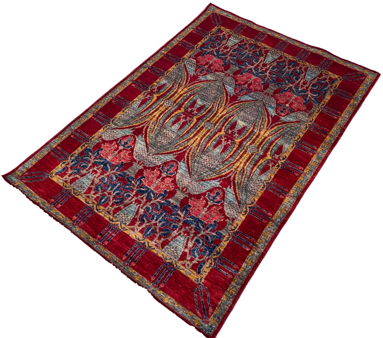 Afghan Arts-And-Crafts Carpet 178x120cm | Rug# 26796