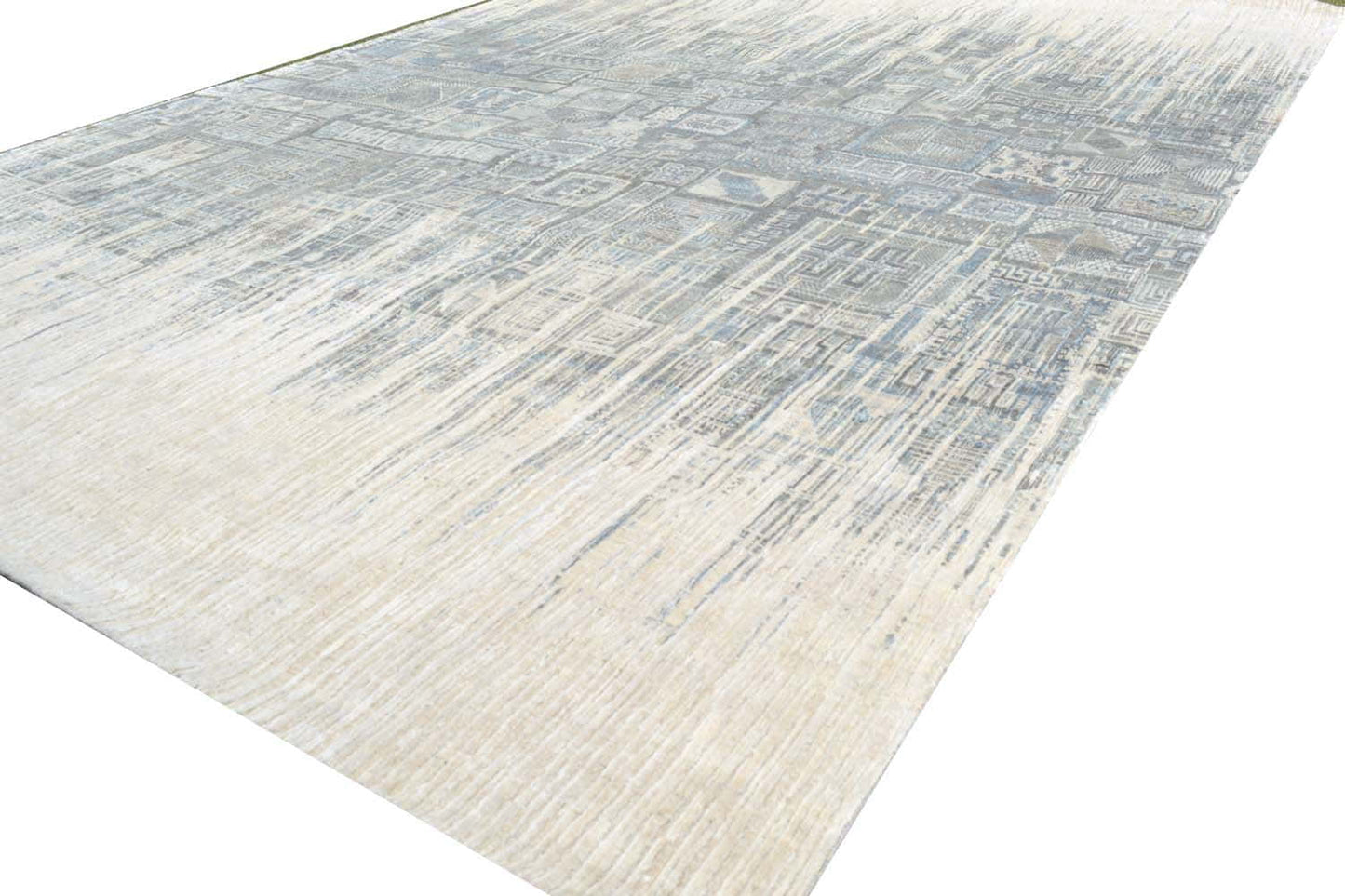 Transitional Mosaic design 369x275cm | Rug# 31631
