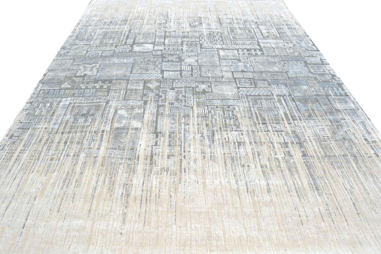 Transitional Mosaic design 369x275cm | Rug# 31631