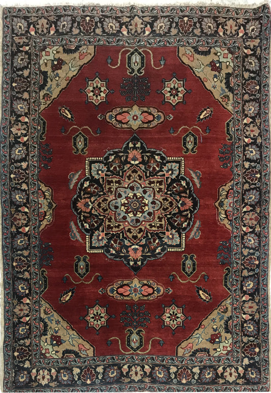 Antique Persian Tabriz 182x135cm | Rug# 7014