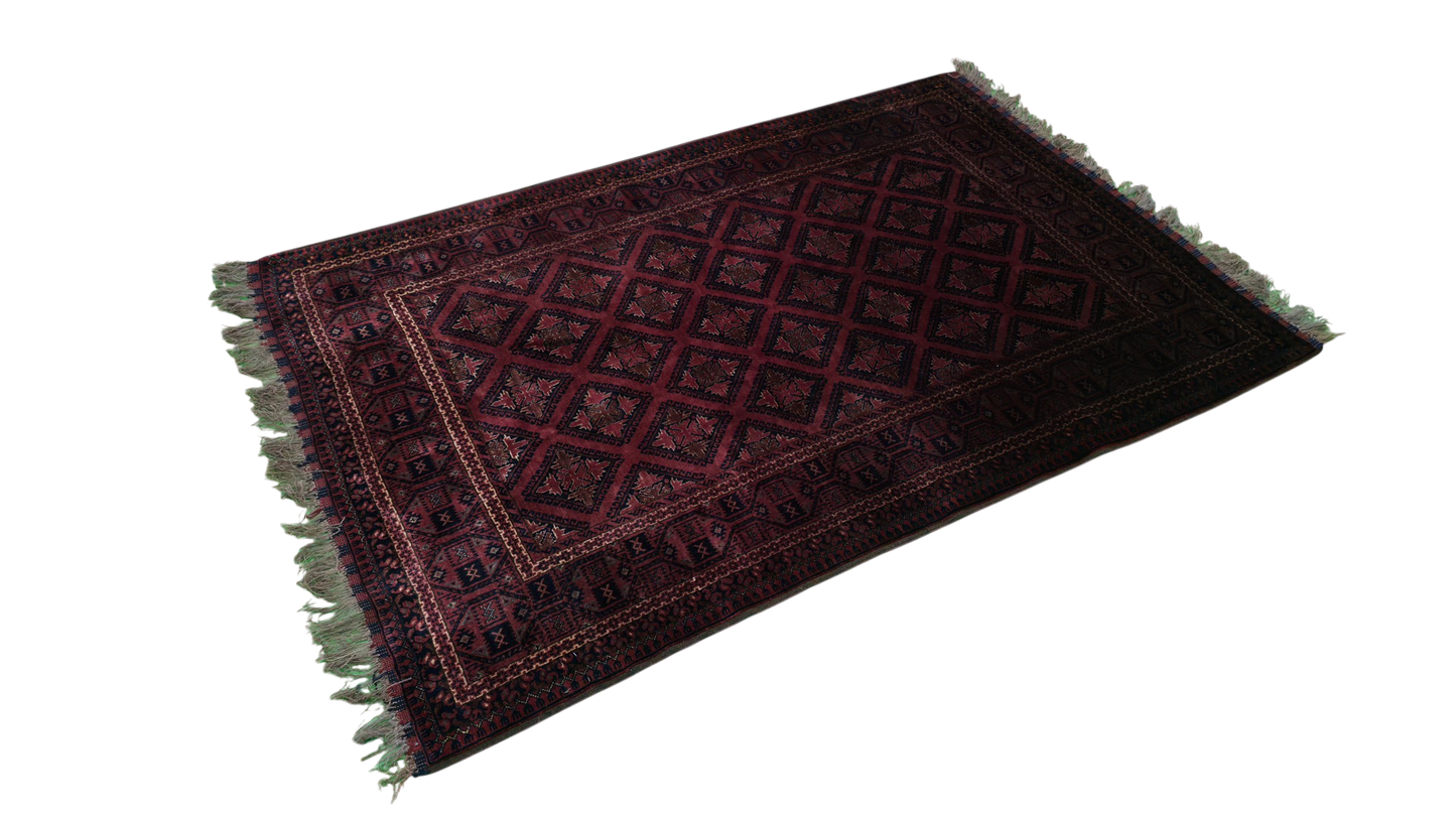 Vintage Kondooz Rug c.1970 195x129cm|  Rug# 100012TD (need better photo)