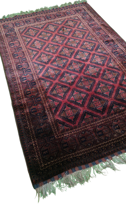 Vintage Kondooz Rug c.1970 195x129cm|  Rug# 100012TD (need better photo)