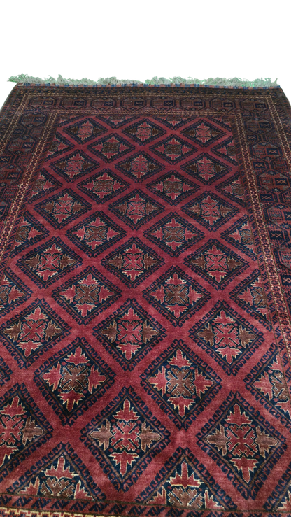 Vintage Kondooz Rug c.1970 195x129cm|  Rug# 100012TD (need better photo)