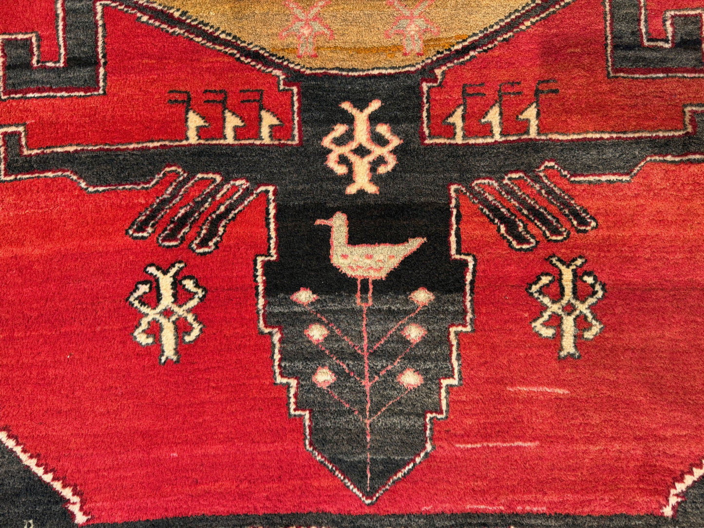 Vintage Meshkin Tribal Runner, Persia 390x122cm | Rug# 1001FA