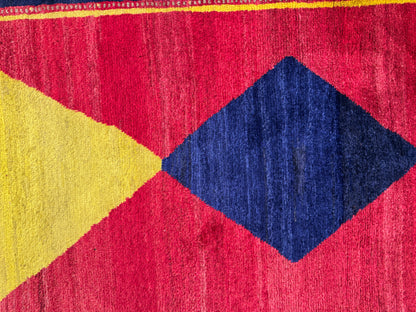 Vintage Nomadic Gabbeh   236x107 cm | Rug# 1001T