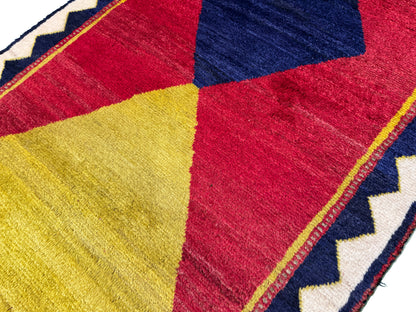 Vintage Nomadic Gabbeh   236x107 cm | Rug# 1001T