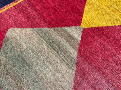 Vintage Nomadic Gabbeh   236x107 cm | Rug# 1001T