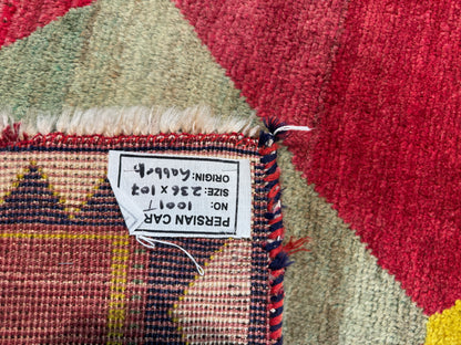 Vintage Nomadic Gabbeh   236x107 cm | Rug# 1001T