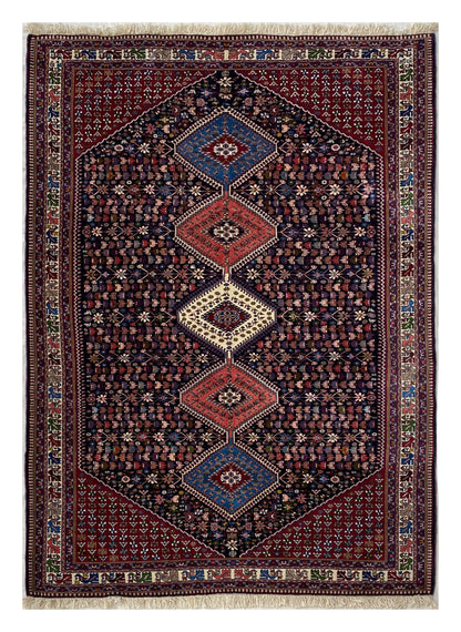 Rare Aliabad Yalameh Persian Rug 309x203 cm | Rug# 10066