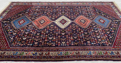 Rare Aliabad Yalameh Persian Rug 309x203 cm | Rug# 10066