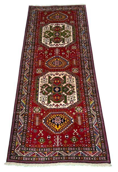 Tribal Aliabad Qashqai 311x128cm | Rug# 10090