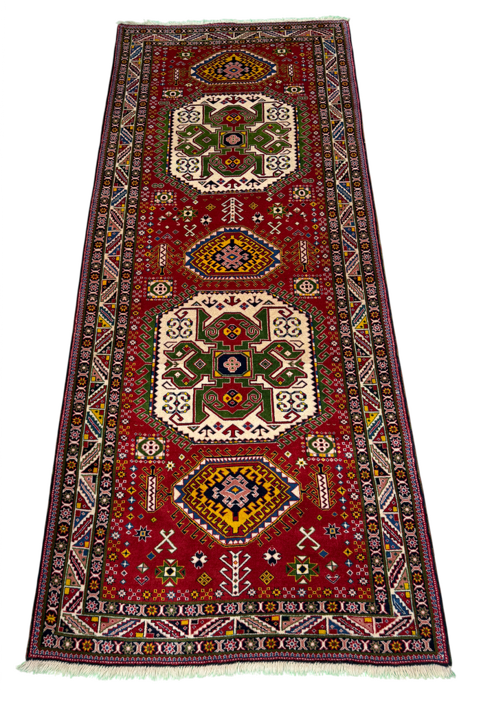 Tribal Aliabad Qashqai 311x128cm | Rug# 10090
