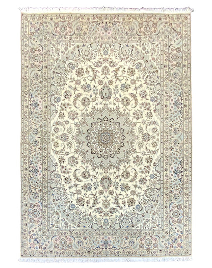 Rare Persian Nain 9LA Wool & Silk Rug 356x250 cm | Rug# 10291
