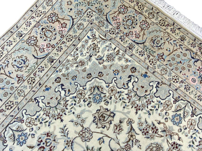 Rare Persian Nain 9LA Wool & Silk Rug 356x250 cm | Rug# 10291