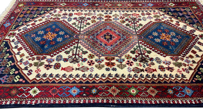 Yalameh-Aliabad, circa 1990, all wool, south Persia  149x97 cm | Rug#10364