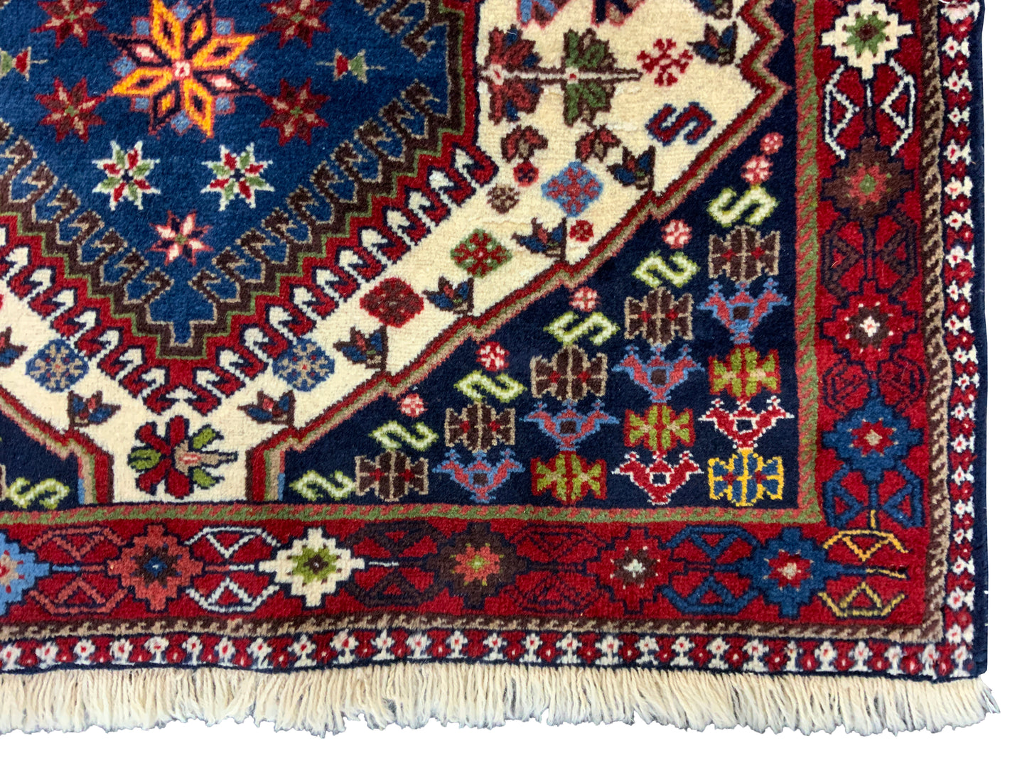 Yalameh-Aliabad, circa 1990, all wool, south Persia  149x97 cm | Rug#10364
