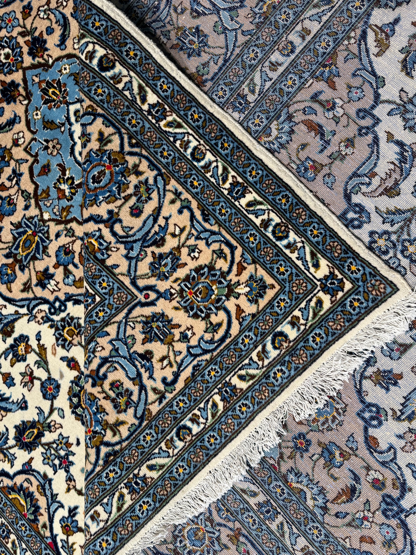 Persian Kashan, circa 1970, Kork wool pile 350x242 cm | Rug#10429