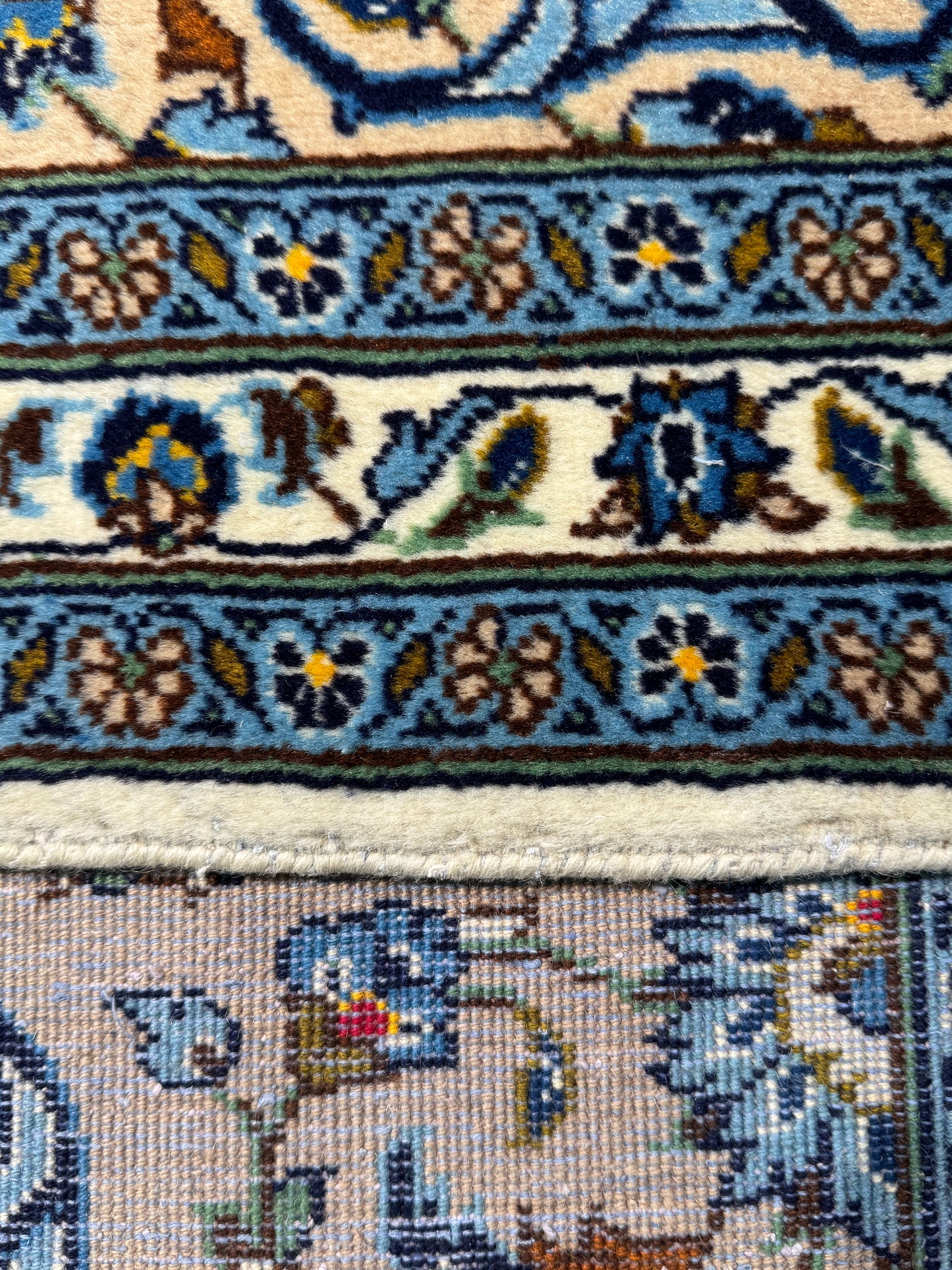 Persian Kashan, circa 1970, Kork wool pile 350x242 cm | Rug#10429