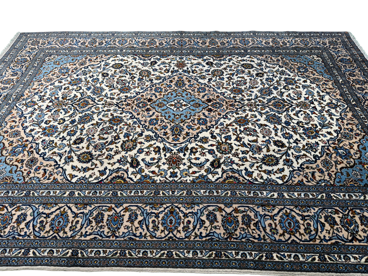 Persian Kashan, circa 1970, Kork wool pile 350x242 cm | Rug#10429