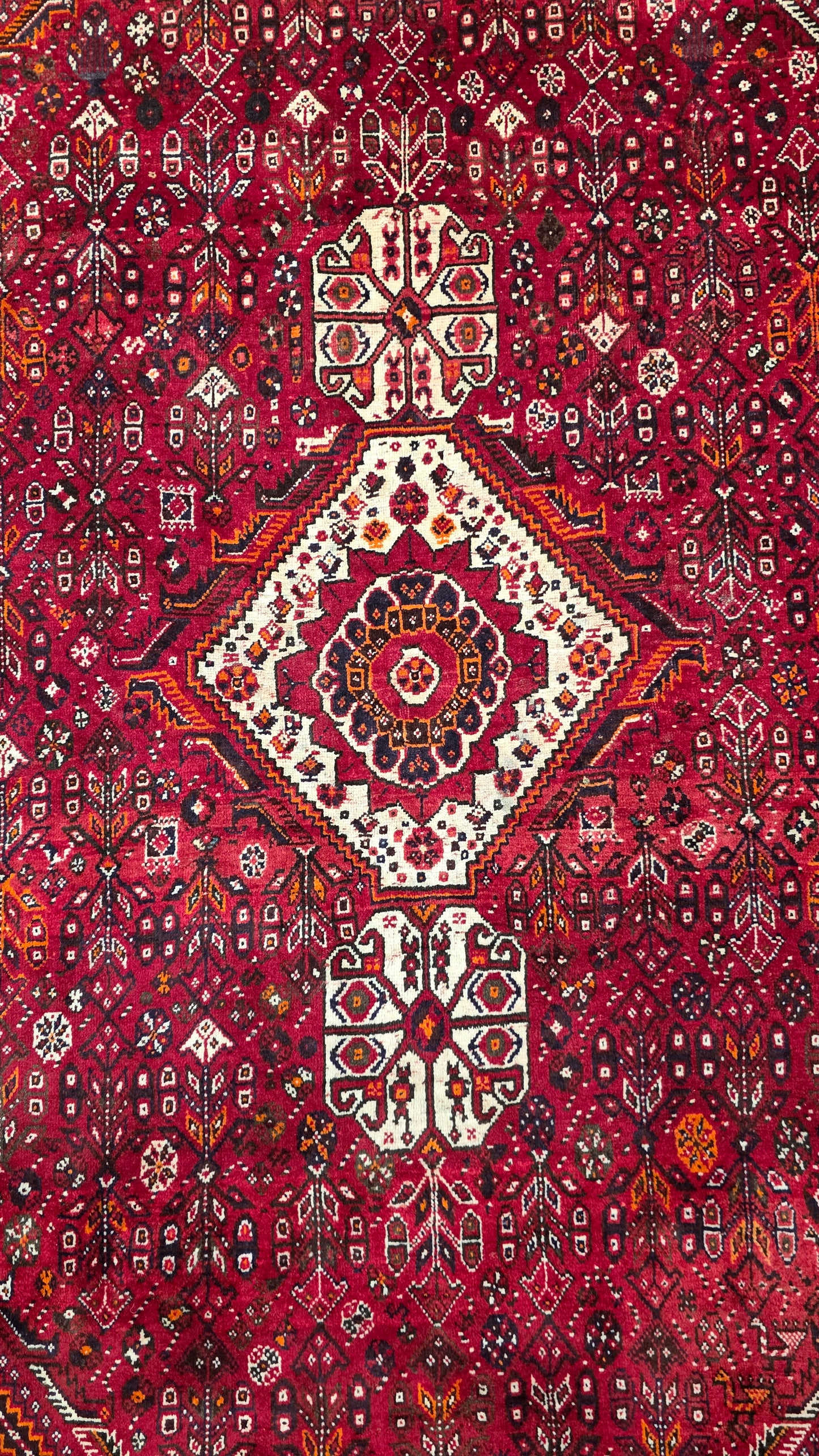 Nomadic Qashqai-Kashkuli, Persia, 283x174cm | Rug# 10440