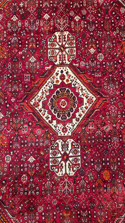 Nomadic Qashqai-Kashkuli, Persia, 283x174cm | Rug# 10440