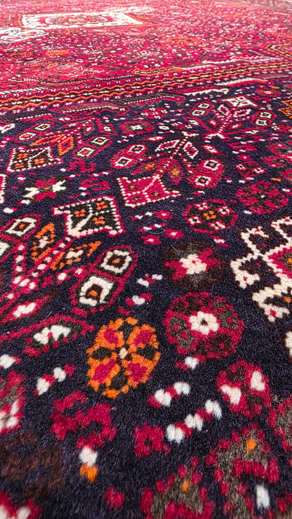 Nomadic Qashqai-Kashkuli, Persia, 283x174cm | Rug# 10440