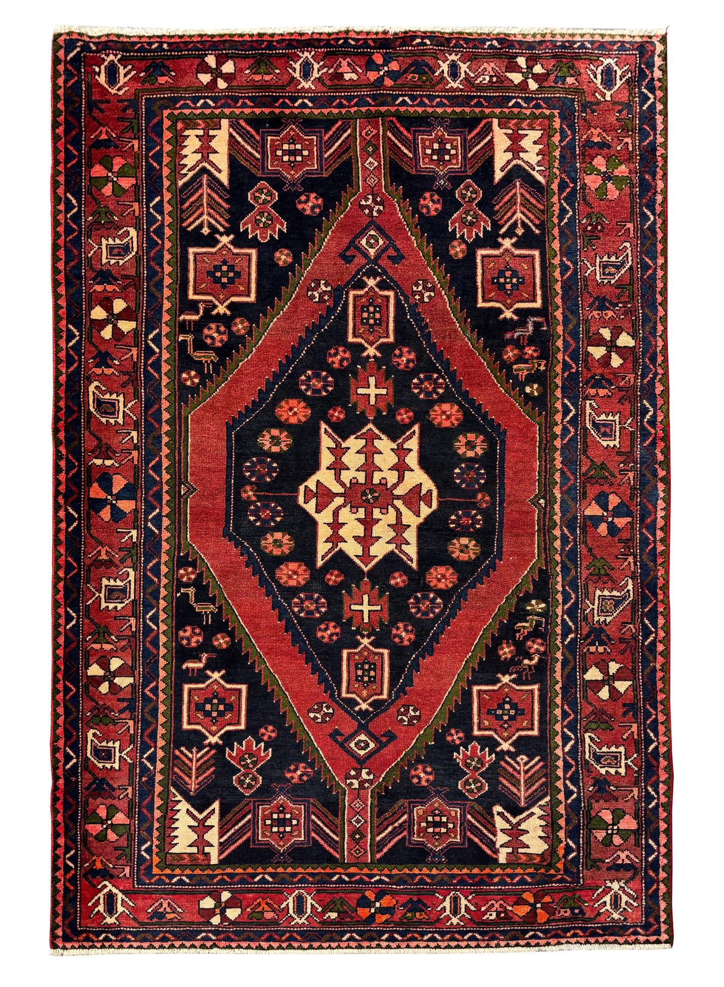 Shahsavand weave Mazlaghan Rare piece 204x132 cm | Rug#10538