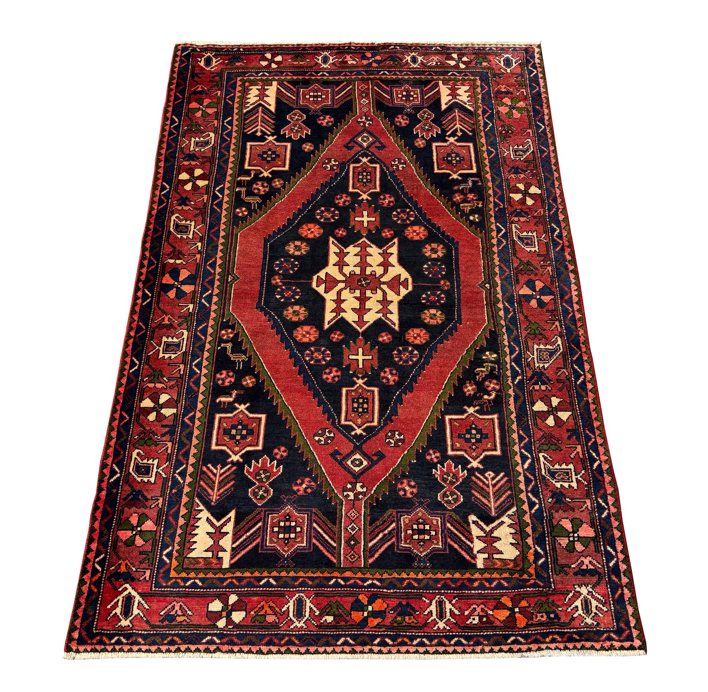 Shahsavand weave Mazlaghan Rare piece 204x132 cm | Rug#10538