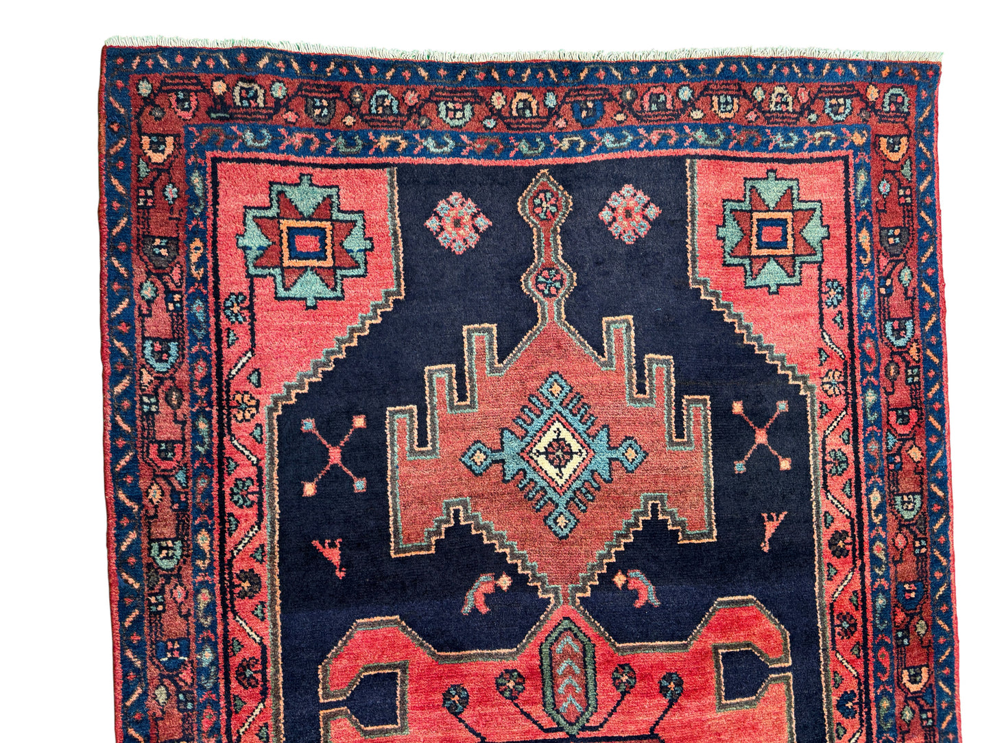Tribal Shahsavand day-bed rug, Persia 232×111 cm | Rug# 10549