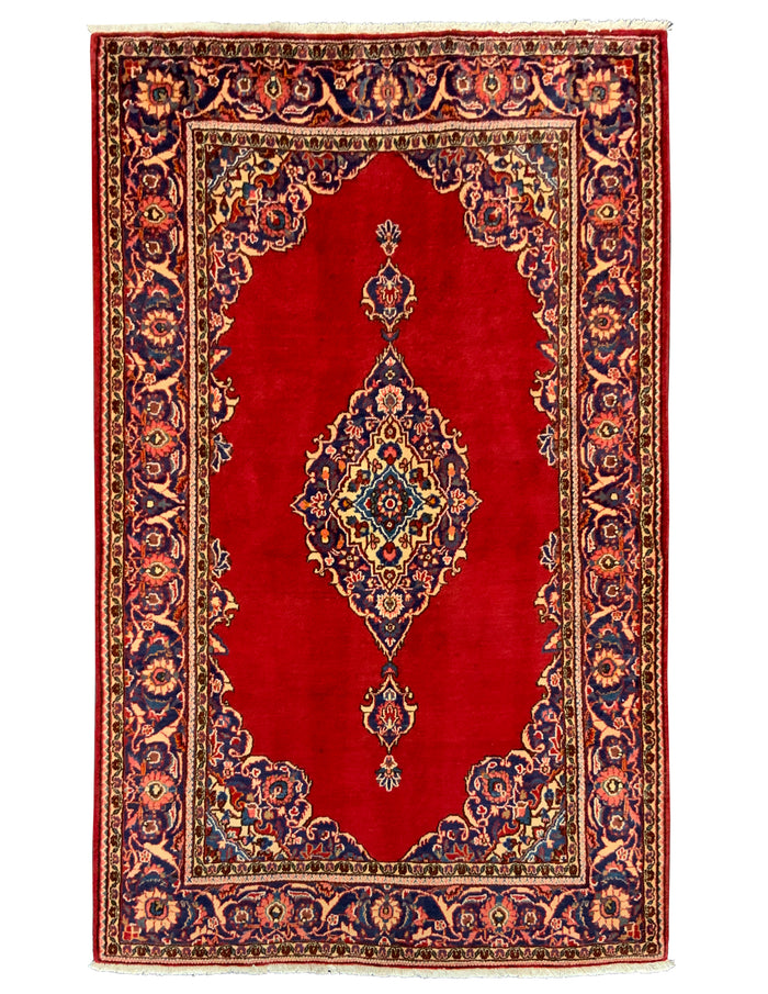 Rare Persian Aroon-Kashan Rug 197x123 cm | Rug# 10567