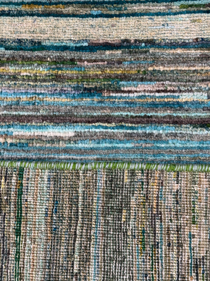Afghan Turkaman weave Qazni wool pile 300x197 cm | Rug# 10643