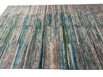 Afghan Turkaman weave Qazni wool pile 300x197 cm | Rug# 10643