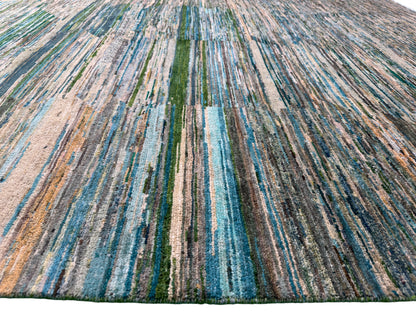 Afghan Turkaman weave Qazni wool pile 300x197 cm | Rug# 10643