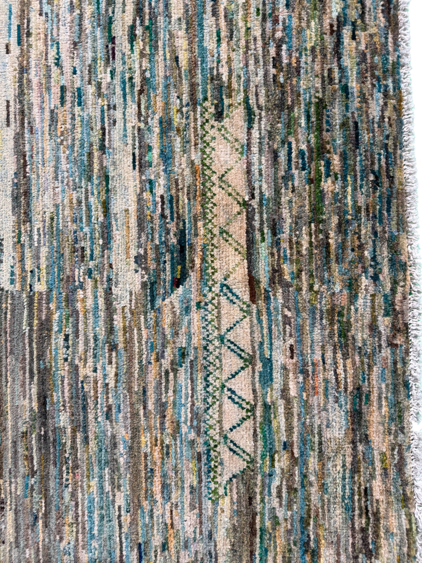 Afghan Turkaman weave Qazni wool pile 300x197 cm | Rug# 10643