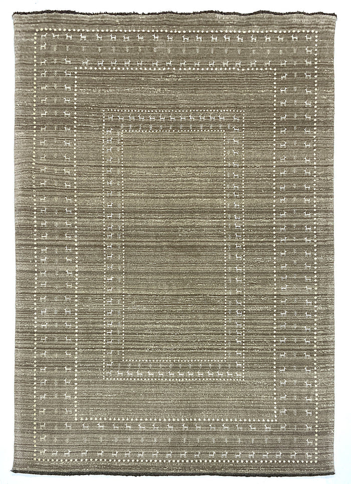 Hand-Loom rug woven with fine wool and bamboo silk, 297x201cm | Rug# 10657