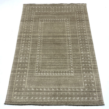Hand-Loom rug woven with fine wool and bamboo silk, 297x201cm | Rug# 10657