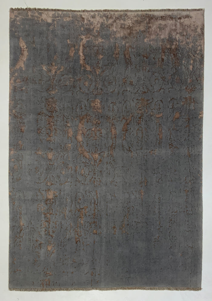 Hand woven with fine wool and bamboo silk pile  285x200cm  | Rug# 10663
