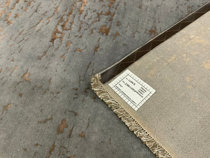 Hand woven with fine wool and bamboo silk pile  285x200cm  | Rug# 10663