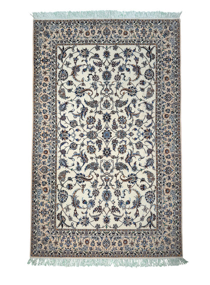 Nain 6LA in allover floral design, c.1990, Persia,  240x160cm | Rug# 11012
