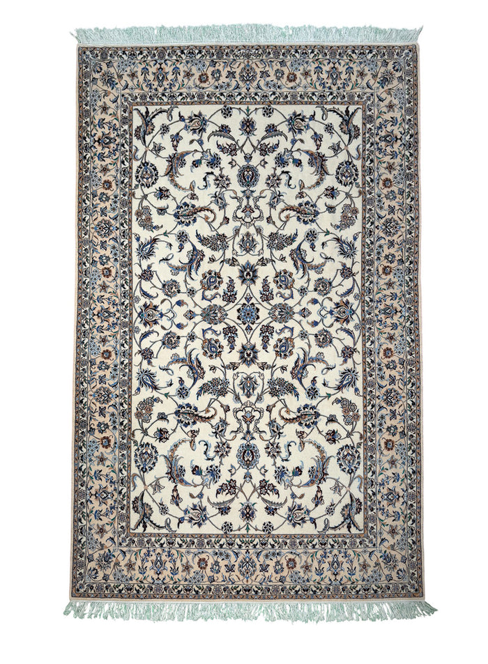 Nain 6LA in allover floral design, c.1990, Persia,  240x160cm | Rug# 11012