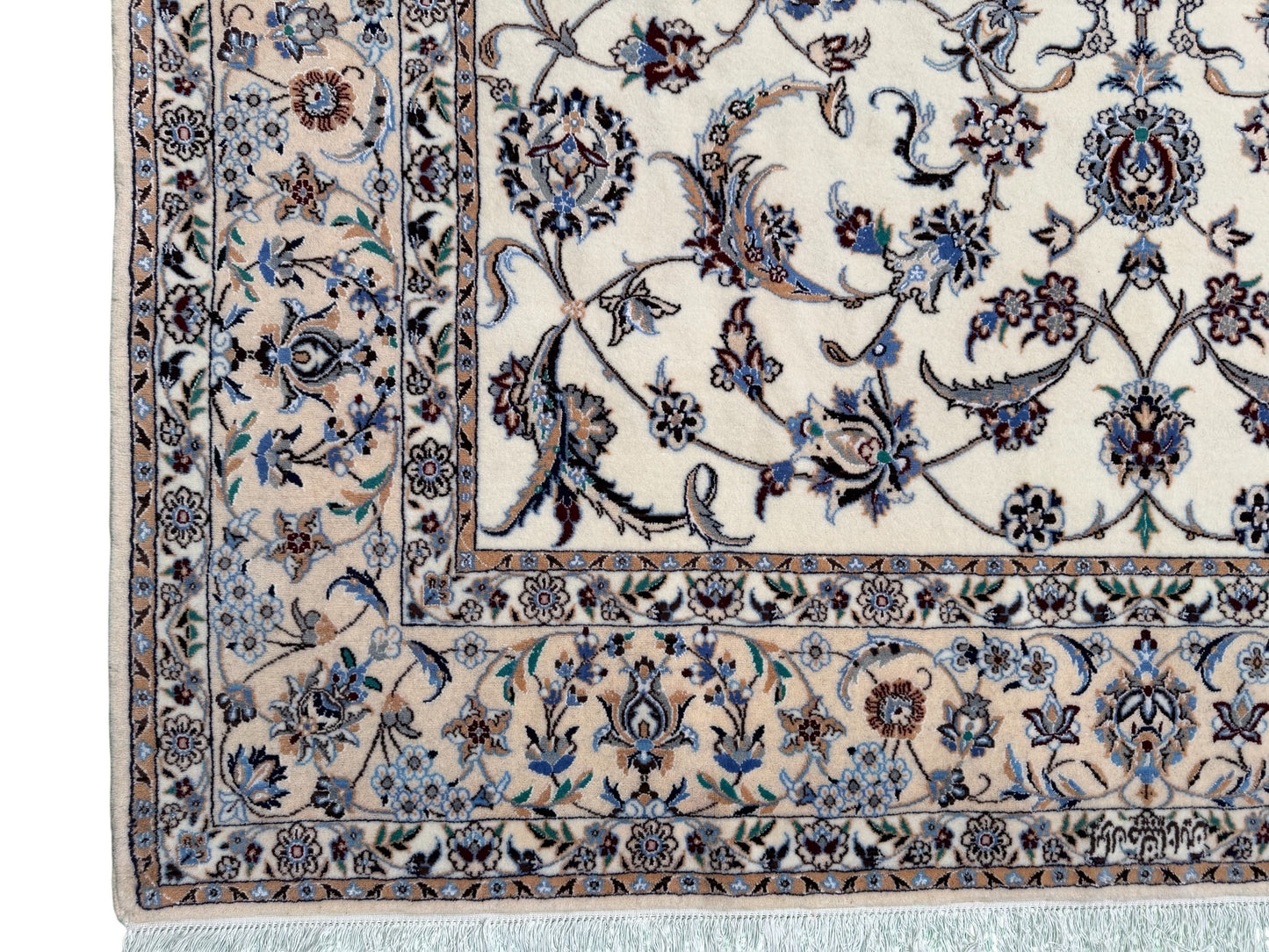 Nain 6LA in allover floral design, c.1990, Persia,  240x160cm | Rug# 11012