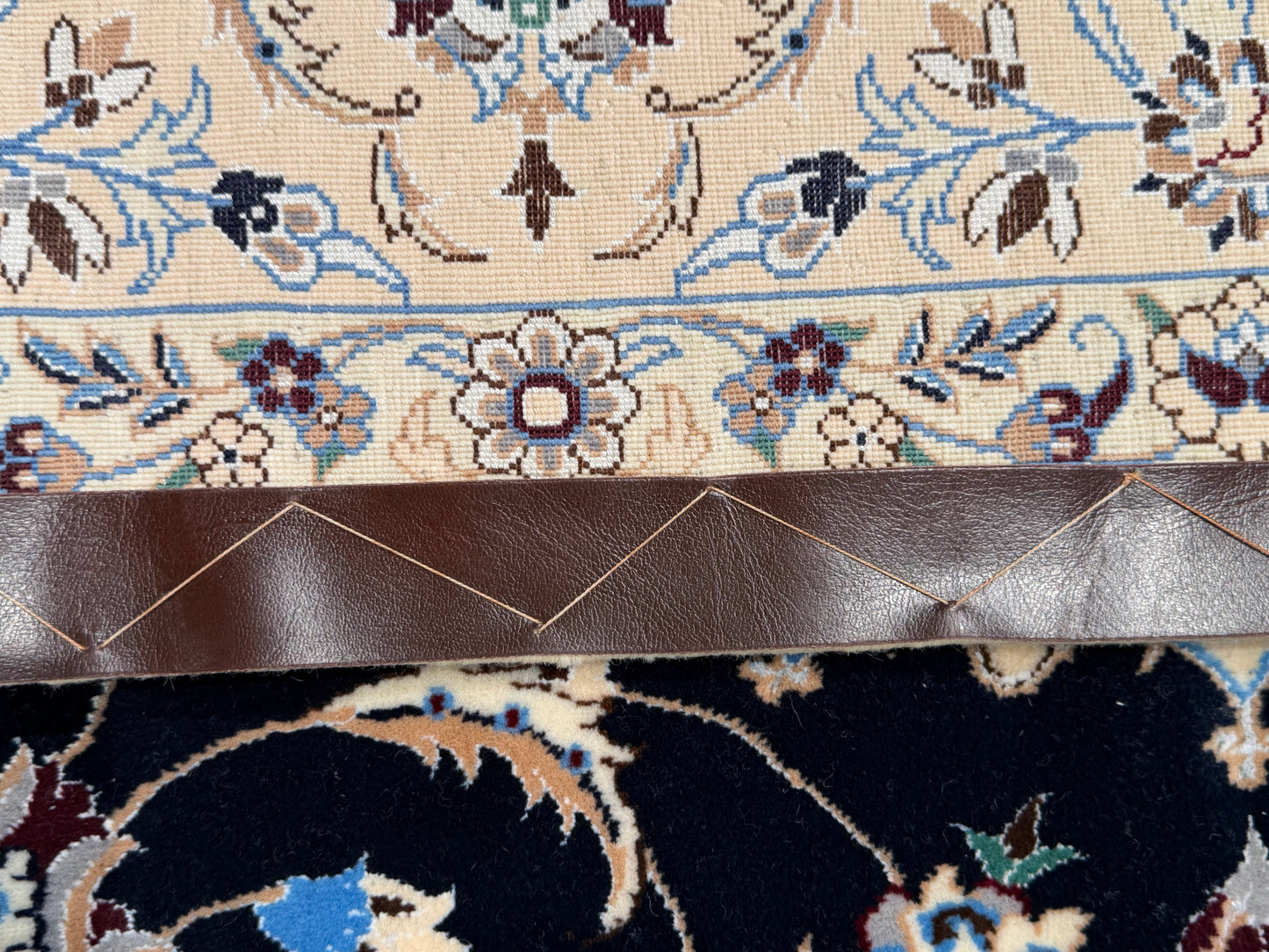 Nain 6LA in Safavid floral design, c.1990, Persia,  171x172cm | Rug# 11013