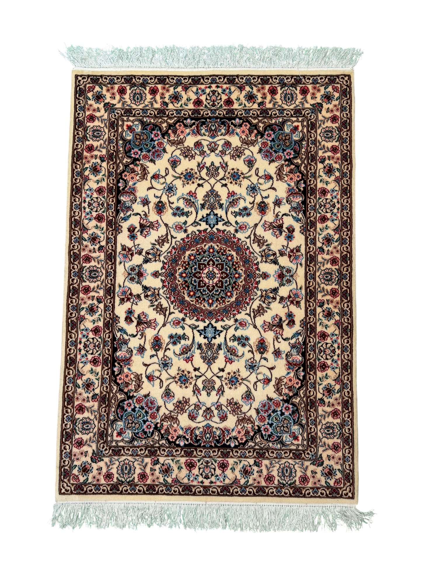 Nain 6LA in allover floral design, c.1990, Persia,  118x80cm | Rug# 11014